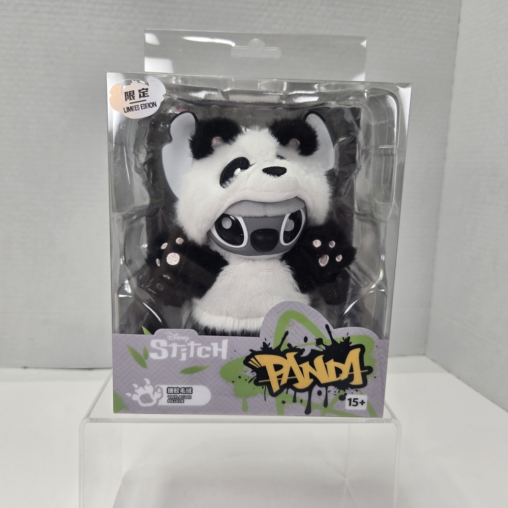 MINISO GEN Z Disney Stitch "Panda" Vinyl Plush Limited Edition China Exclusive